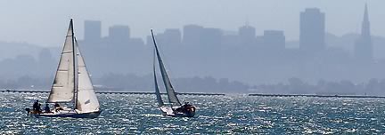 sailing away